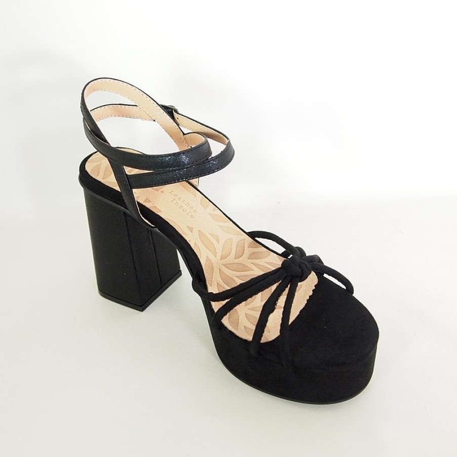 Mujer Mustang | Sandalias Mustang 53388 Negro