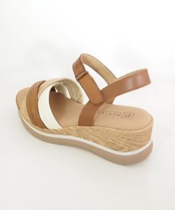 Mujer pitillos | Sandalias Pitillos 5023 Taupe-Crudo