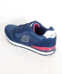 Hombre Skechers | Zapatillas Deportivas Skechers Sunlite Waltan 52384 Azul