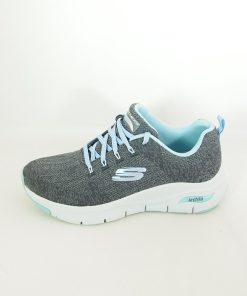 Mujer Skechers | Zapatillas De Deportes Skechers 149414 Arch Fit Comfy Wave Gris