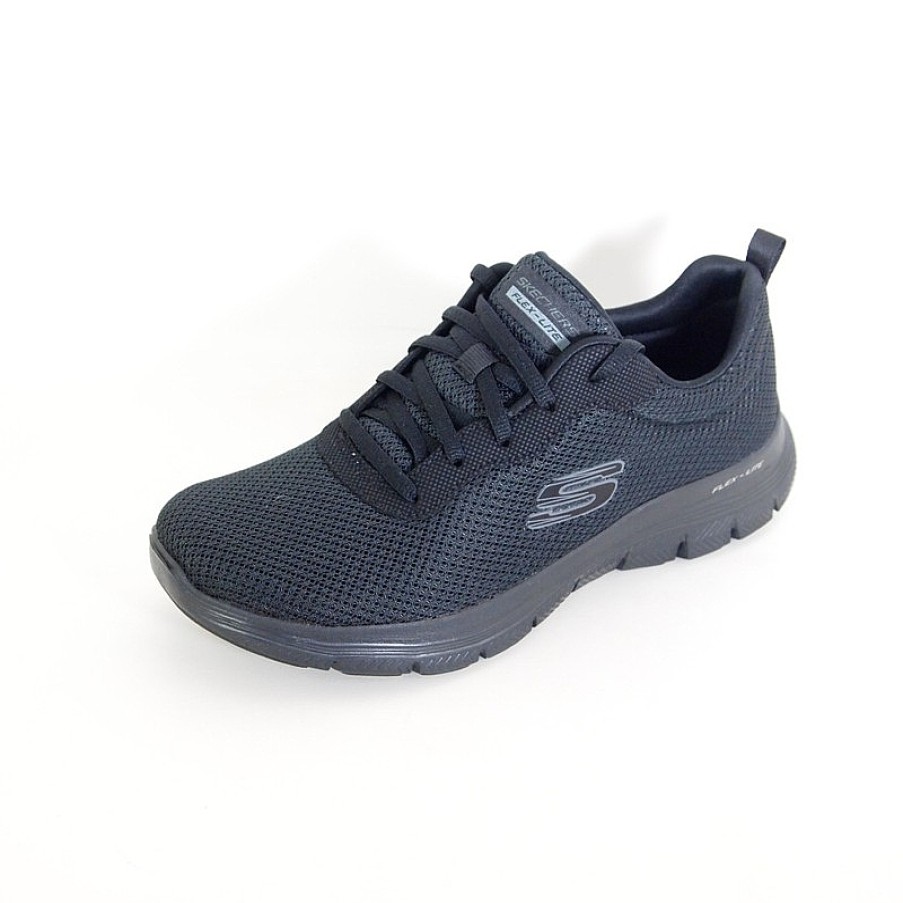 Mujer Skechers | Zapatillas Deportivas Skechers Flex Appeal 4.0 Brilliant View 149303 Negro