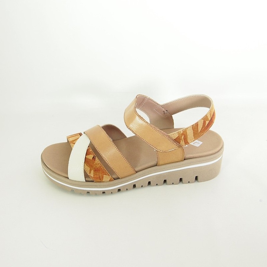 Mujer piesanto | Sandalias Piesanto 220784 Hielo-Camel