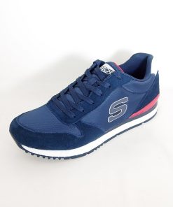 Hombre Skechers | Zapatillas Deportivas Skechers Sunlite Waltan 52384 Azul