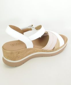 Mujer pitillos | Sandalias Pitillos 5023 Marron-Rosa