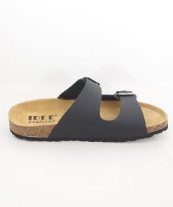 Hombre Idee italiane | Sandalias Idee Italiane 595 Negro