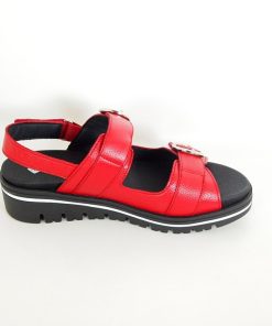 Mujer piesanto | Sandalias Piesanto 220782 Rojo