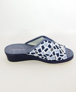 Mujer Garzon | Zapatillas De Casa Garzon 1890-196 Azul