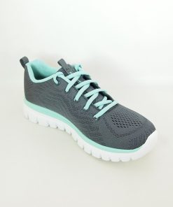 Mujer Skechers | Zapatillas Deportivas Skechers 12615 Graceful Get Connected Gris