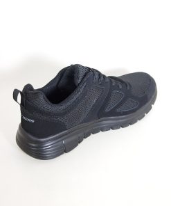 Hombre Skechers | Zapatillas Deportivas Skechers Burns Agoura 52635 Negro