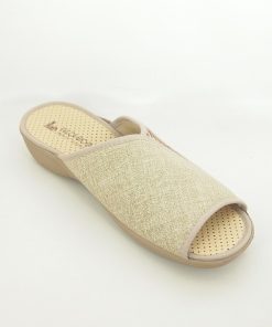 Mujer Vulca-bicha | Zapatillas De Casa Vulca-Bicha 744 Beige