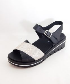 Mujer piesanto | Sandalias Piesanto 230778 Negro-Arena