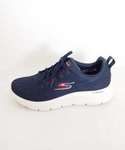 Hombre Skechers | Zapatillas Deportivas Skechers Go Walk Flex Quota 216481 Azul