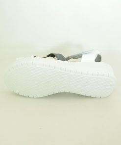 Mujer pitillos | Sandalias Pitillos 5261 Metalizado-Blanco