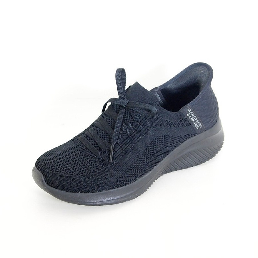 Mujer Skechers | Zapatillas Skechers Slip-Ins Ultra Flex 3.0 Brilliant Path Negro