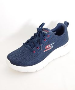 Hombre Skechers | Zapatillas Deportivas Skechers Go Walk Flex Quota 216481 Azul