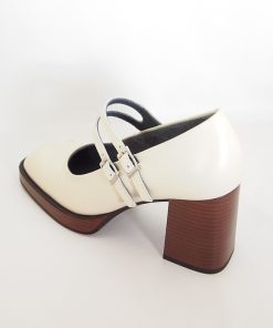 Mujer pitillos | Zapatos Pitillos 5485 Crema