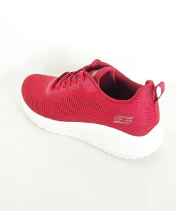 Mujer Skechers | Zapatillas Deportivas Skechers Bobs Squad Face Off 117209 Rojo