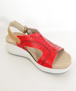 Mujer Fluchos | Sandalias Fluchos Yagon F1481 Rojo