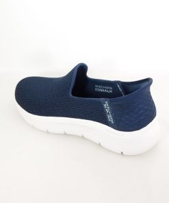 Mujer Skechers | Zapatos Skechers Slip Ins Go Walk Flex Relish 124963 Marino