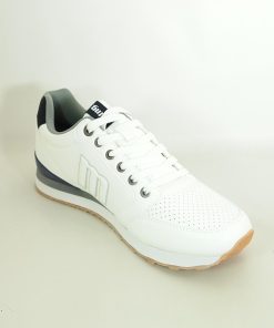 Hombre Mustang | Zapatilla Deportiva Mustang 84697 Blanco