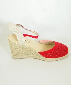 Mujer Foxy up | Alpargatas Foxy Up 05-1276 Rojo