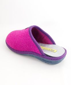 Mujer Nordika's | Zapatilla De Casa Nordikas Tirol 1718 Fuxia