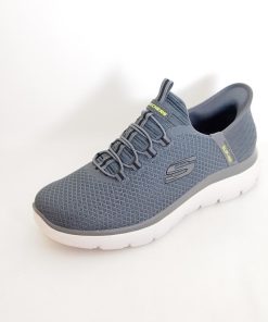 Hombre Skechers | Zapatillas Deportivas Skechers Slip Ins Summits High Range 232457 Gris