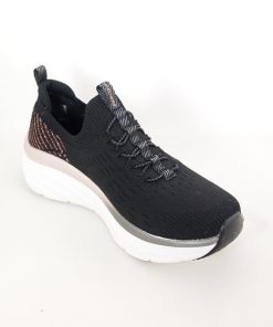 Mujer Skechers | Zapatillas De Deportes Skechers D'Lux Walkers Let It Go Negro