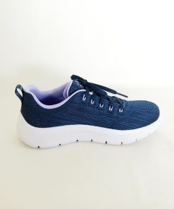 Mujer Skechers | Zapatillas Deportivas Skechers Go Walk Flex Strikking Look 124960 Azul