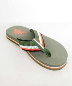 Hombre US Polo | Chanclas U. S. Polo Hank001 Verde