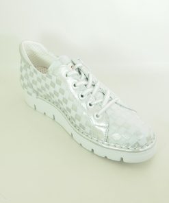 Mujer Jose Saenz | Zapatos Jose Saenz Irene 2001-D-M Blanco-Plata