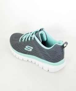 Mujer Skechers | Zapatillas Deportivas Skechers 12615 Graceful Get Connected Gris