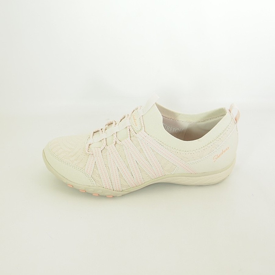 Mujer Skechers | Zapatillas De Deporte Skechers 100244 Breathe Easy First Light Beige