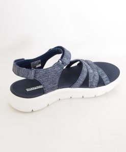 Mujer Skechers | Sandalias Skechers Go Walk Flex Sandal Sunshine 141450 Azul