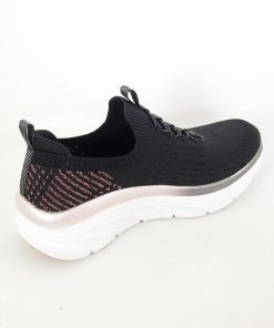 Mujer Skechers | Zapatillas De Deportes Skechers D'Lux Walkers Let It Go Negro