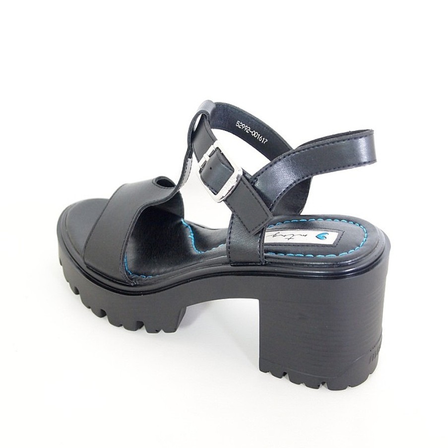 Mujer Mustang | Sandalias Mustang 52992 Negro