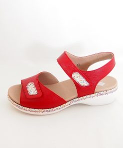 Mujer piesanto | Sandalias Piesanto 230802 Rojo