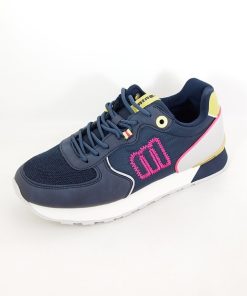 Mujer Mustang | Zapatilla Deportiva Mustang 60080 Azul