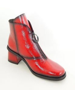 Mujer Jose Saenz | Botines Jose Saenz Olga 5461 Rojo