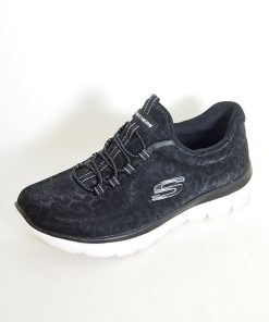 Mujer Skechers | Zapatillas Deportivas Skechers Summits Spartkling Spots 15011 Negro