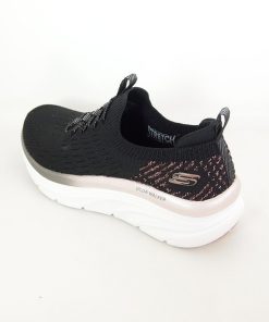 Mujer Skechers | Zapatillas De Deportes Skechers D'Lux Walkers Let It Go Negro