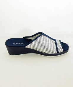 Mujer Garzon | Zapatillas De Casa Garzon 740-145 Azul