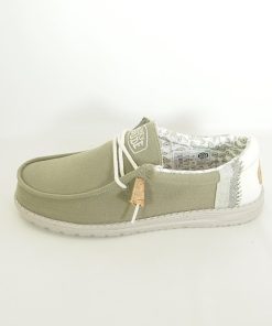 Hombre Dude | Zapatos Dude Wally Break Stitch Verde