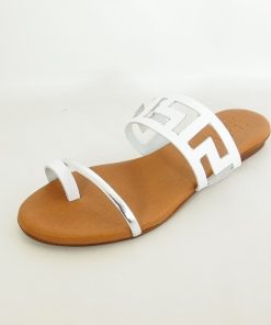 Mujer Ilse Jacobsen | Sandalias Idee Italiane 6832 Blanco-Plata