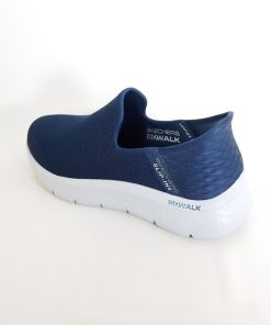 Hombre Skechers | Zapatillas Skechers Go Walk Flex No Hands 216495 Azul