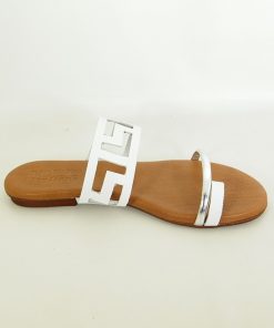 Mujer Ilse Jacobsen | Sandalias Idee Italiane 6832 Blanco-Plata