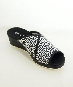 Mujer Garzon | Zapatillas De Casa Garzon 736-183 Negro