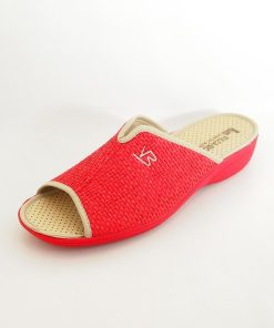 Mujer Vulca-bicha | Zapatilla Casa De Mujer Vulca-Bicha 4731 Rojo