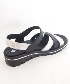 Mujer piesanto | Sandalias Piesanto 230784 Negro-Hielo-Arena