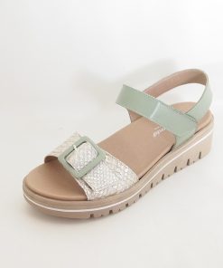 Mujer piesanto | Sandalias Piesanto 230774 Arena-Dorado